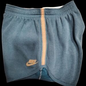 Retrrrro! Womens Small Nike Blue and Gold Workout Shorts